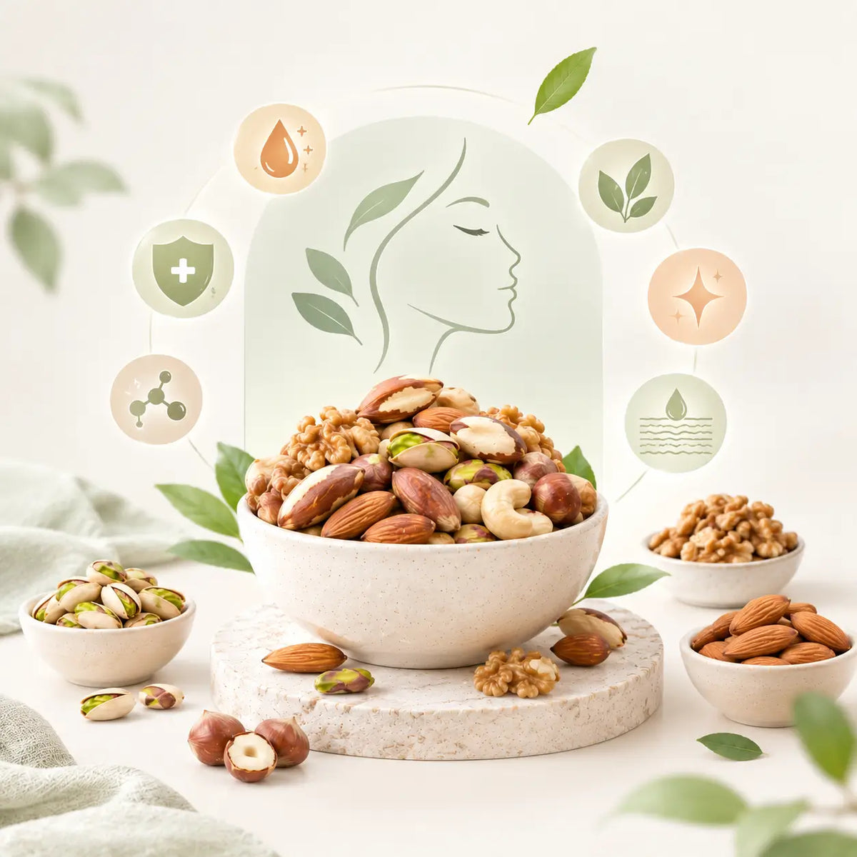 Nuts for Glowing Skin