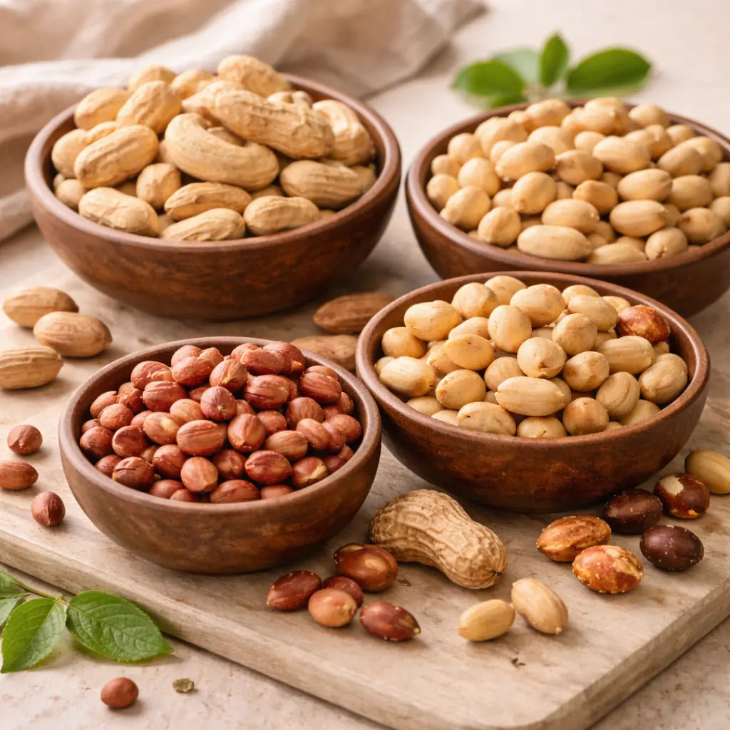 types of peanuts